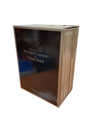 Lot 5000 - Collection Yves Saint Laurent et Pierre Bergé, 6 volumes of auction catalogues, in slip case, Christie's 2009 - the sale totalled over 370 million euros