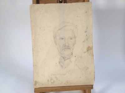 Lot 943 - *Mary Millar Watt - group of work on paper from St Ives School of art, subjects including fellow students Wilhemina Barns-Graham, Leonard Fuller, Majorie Mostyn and others