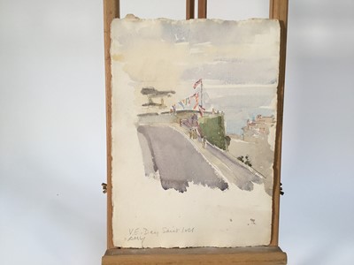 Lot 943 - *Mary Millar Watt - group of work on paper from St Ives School of art, subjects including fellow students Wilhemina Barns-Graham, Leonard Fuller, Majorie Mostyn and others