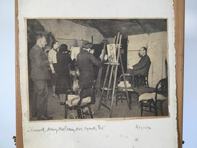 Lot 943 - *Mary Millar Watt - group of work on paper from St Ives School of art, subjects including fellow students Wilhemina Barns-Graham, Leonard Fuller, Majorie Mostyn and others