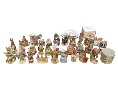 Lot 1241 - Collection of Royal Albert / Beswick Beatrix Potter figures and other similar items.