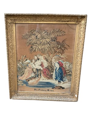 Lot 234 - 19th century Berlin woolwork tapestry
