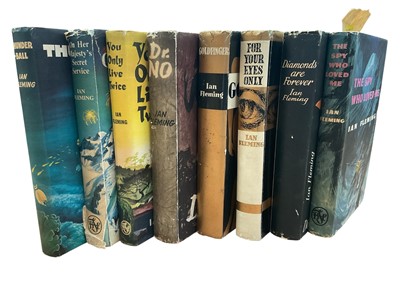 Lot 1665 - Ian Fleming - James Bond, eight titles, Book Club editions
