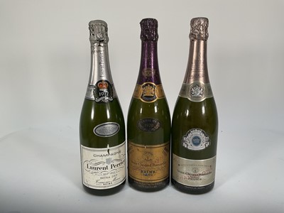 Lot 11 - Three bottles of champagne, Veuve Clicquot Ponsardin 1970, another 1970 Silver Jubilee Veuve Cliquot and a bottle of Laurent Perrier 1977 champagne (3)