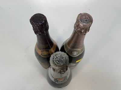Lot 11 - Three bottles of champagne, Veuve Clicquot Ponsardin 1970, another 1970 Silver Jubilee Veuve Cliquot and a bottle of Laurent Perrier 1977 champagne (3)