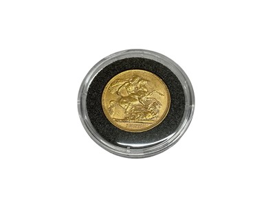 Lot 510 - G.B. - Gold Sovereign Victoria OH 1896 GVF (N.B. With paperwork) (1 coin)