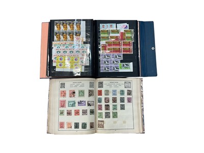 Lot 1456 - Stamps accumulation in albums, stockbooks and loose including GB mint and used, Victoria to QE11. Good range of Hong Kong unmounted mint blocks and singles etc.