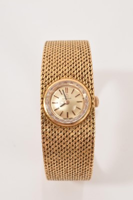 Lot 515 - 1960s ladies Omega gold watch