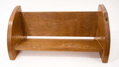 Lot Robert Mouseman Thompson adzed oak book tough