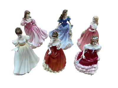 Lot 1279 - Six Royal Doulton Figurines (ladies)