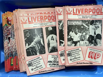 Lot 1466 - 600+ 1960s to 1980s Liverpool FC home programmes, FDC and shoot dedicated to Hillsborough & European Games