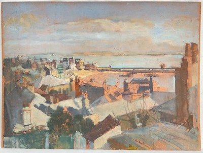 Lot 938 - *Amy Millar Watt (1900-1956) three oils on panel, St Ives harbour