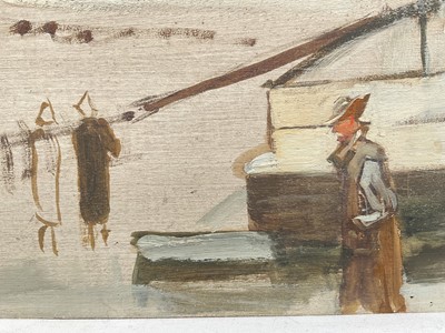 Lot 938 - *Amy Millar Watt (1900-1956) three oils on panel, St Ives harbour