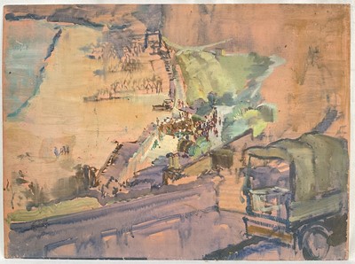 Lot 938 - *Amy Millar Watt (1900-1956) three oils on panel, St Ives harbour