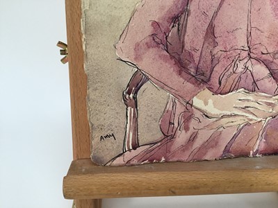 Lot 937 - *Amy Millar Watt (1900-1956) collection of works on paper, mostly portraits, also landscapes, unframed (28)