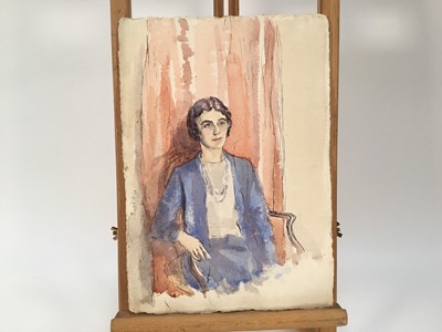 Lot 937 - *Amy Millar Watt (1900-1956) collection of works on paper, mostly portraits, also landscapes, unframed (28)