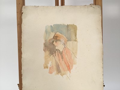 Lot 937 - *Amy Millar Watt (1900-1956) collection of works on paper, mostly portraits, also landscapes, unframed (28)