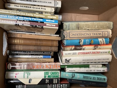 Lot 1622 - Collection of books relating to motor racing