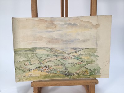 Lot 935 - *Mary Millar Watt (1924-2023) collection of works on paper, various subjects and media, including a printing block