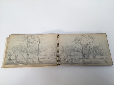 Lot 935 - *Mary Millar Watt (1924-2023) collection of works on paper, various subjects and media, including a printing block
