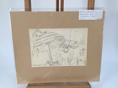 Lot 935 - *Mary Millar Watt (1924-2023) collection of works on paper, various subjects and media, including a printing block