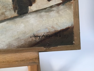 Lot 939 - *Mary Millar Watt (1924-2023) large collection of works on paper, oils on canvas board and other works, landscapes etc