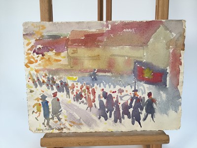 Lot 939 - *Mary Millar Watt (1924-2023) large collection of works on paper, oils on canvas board and other works, landscapes etc