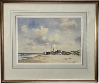 Lot 21 - Adrian Taunton (1939), three marine watercolours