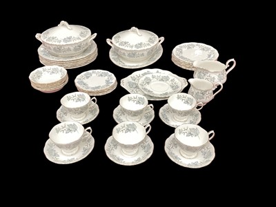 Lot 1252 - Royal Albert Silver Maple pattern tea and dinner service - 42 pieces