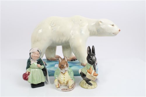 Lot 2154 - Beswick model of a polar bear, Royal Doulton...