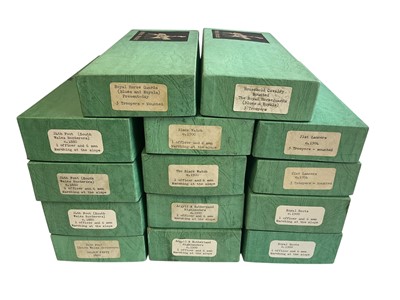 Lot 2511 - Militia Models lead soldiers 21st Lancers, Household Cavalry, Argyl & Sutherland Highlanders, 24th Foot plus others, all boxed (14)
