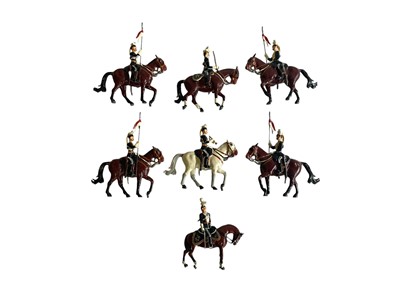 Lot 2516 - Under Two Flags lead soldiers including Infantry Ammunition Mule, Royal Field Artillery Team, Royal Horse Artillery Crew, Gordon Highlanders, A Cavalry Camp and others, all boxed (7)