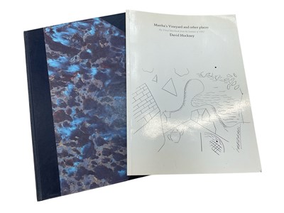 Lot 1697 - Illustrated books, including The Enemy No. 3, arts and literature revue, editor Wyndham Lewis; Tennessee Williams - Le Cri du Phoenix, 1960, limited edition numbered 90/230; two David Hockney pu...