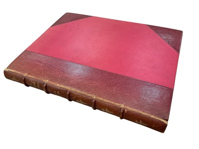 Lot 1692 - Cecil Aldin - Old Manor Houses, published Heineman, limited edition numbered 232/380, signed by Cecil Aldin, quarter-calf binding with gilt tooled spine