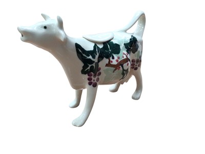 Lot 1194 - Emma Bridgewater Holly & Ivy cow creamer