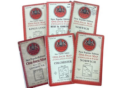 Lot 1528 - Mixed ephemera, old maps, Walton Pier prints, old school books, postcards etc