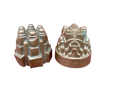 Lot 2471 - Two Victorian copper jelly moulds with maker's marks