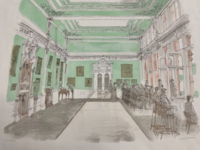 Lot 1194 - David Gentleman (b. 1930) lithograph and another