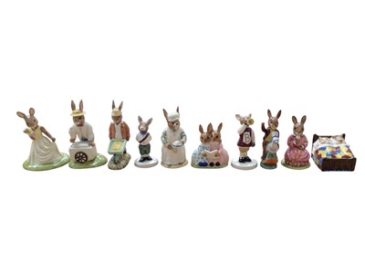 Lot 1270 - Collection of ten Bunnykins to include 'Ice cream', 'Polly Bunnykins', 'Billy Bunnykins' and others