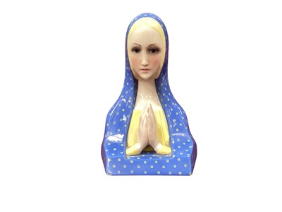 Lot 1224 - Lenci Madonna, signed on base, Lenci Made In Italy, 21cm high