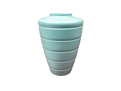 Lot 1226 - Art Deco Wedgwood Keith Murray shoulder vase, 19.5cm high