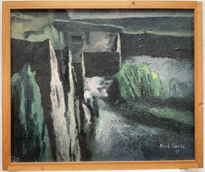 Lot 1024 - Paul Earee (1888-1968) oil on canvas - Landscape, signed and dated '47, 51cm x 61cm, framed