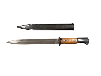 Lot 964 - Nazi K98 bayonet with scabbard