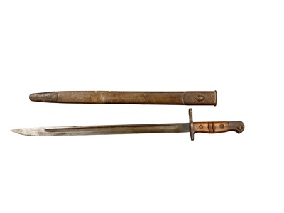 Lot 965 - First World War American M1913 bayonet with scabbard