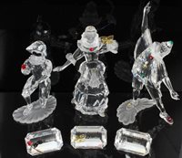 Lot 2187 - Three Swarovski crystal figures - 1999...