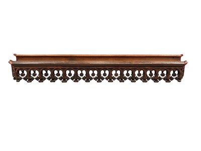 Lot 1239 - 19th century gothic carved pelmet