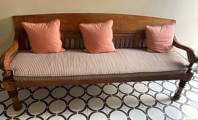 Lot 1228 - Liberty's colonial style hall bench