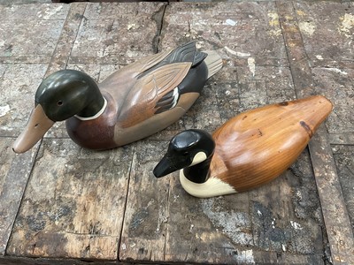 Lot 133 - Two decoy ducks