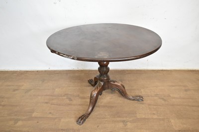 Lot 1214 - Mid 18th century tripod supper table