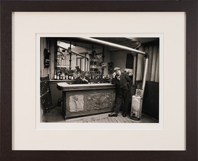 Lot 1092 - *Willy Ronis (1910-2009) gelatin silver print - 'Chez Victor, Paris, 1955', signed, 28cm x 37cm, in glazed frame